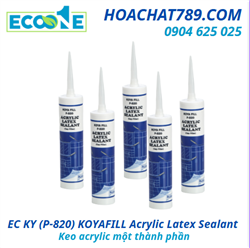 EC KY (P-820) KOYAFILL Acrylic Latex Sealant Keo acrylic một thành phần cho khung cửa, tường thạch c